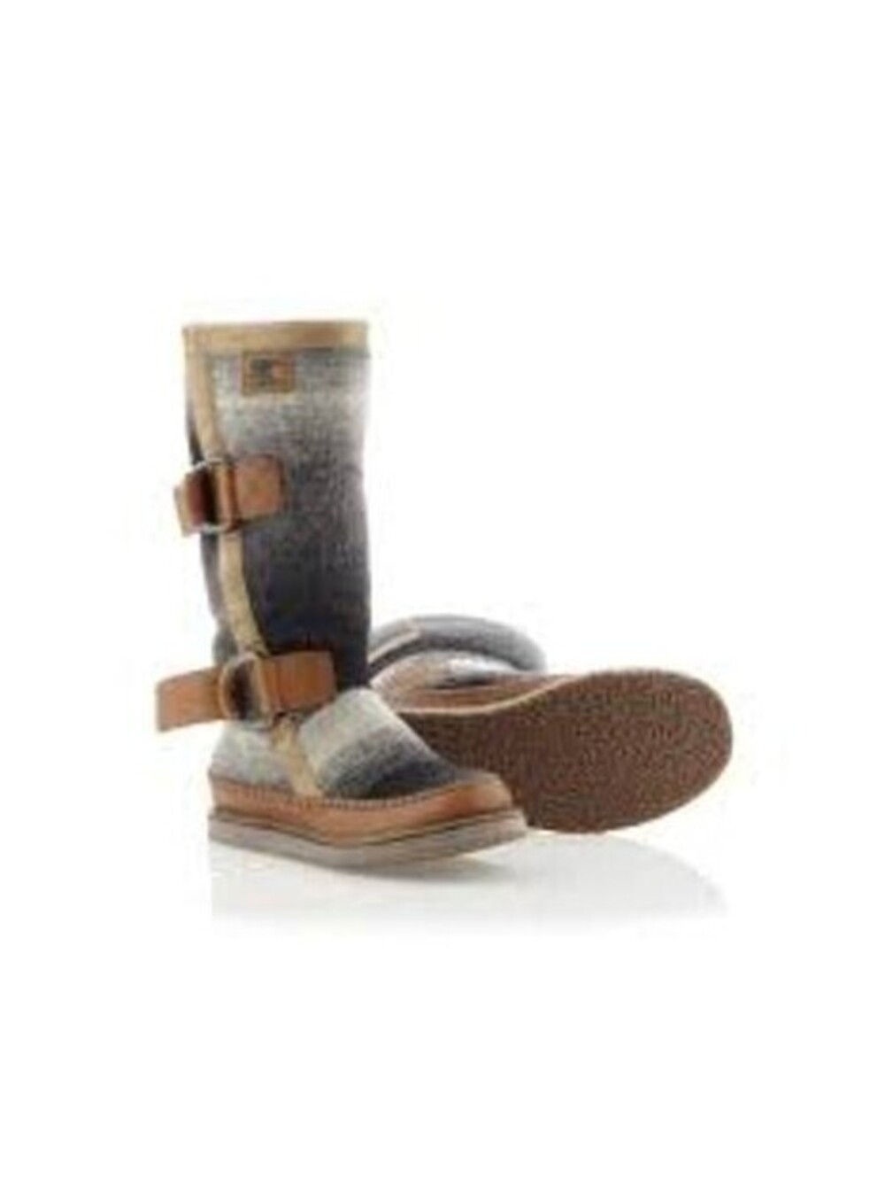 Sorel Chipahko Blanket Hawk Wool Winter Boots Leather WOMEN 7.5 39 SHERPA TRIBAL